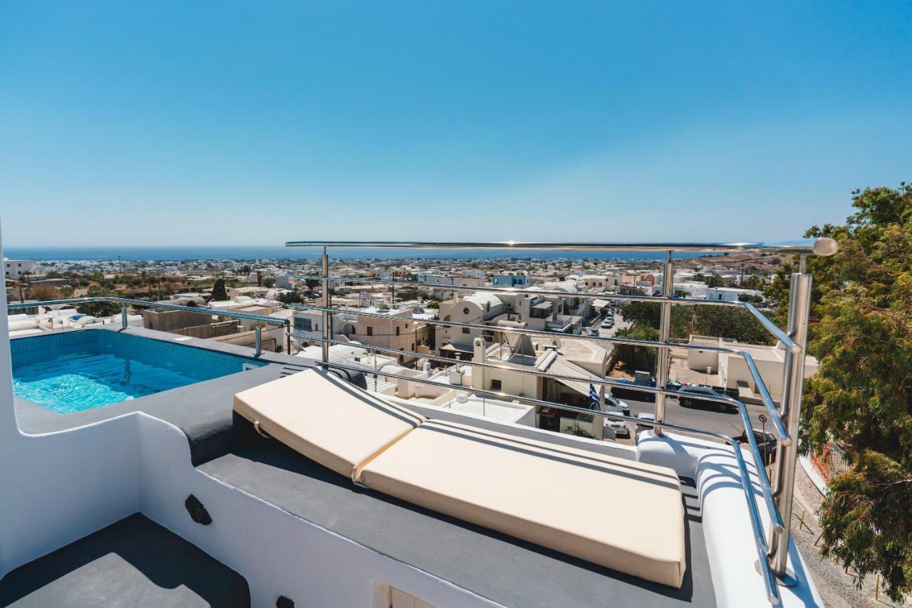 Ferienwohnung Lux House With Outdoor Jacuzzi And Sea View In Santorini Emporio  Exterior foto